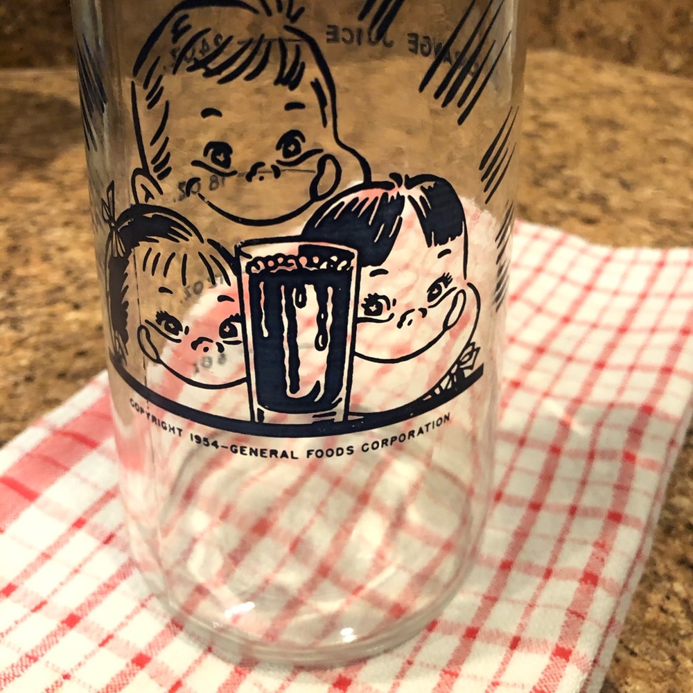 1954 General Foods Juice 🥤 Jar
